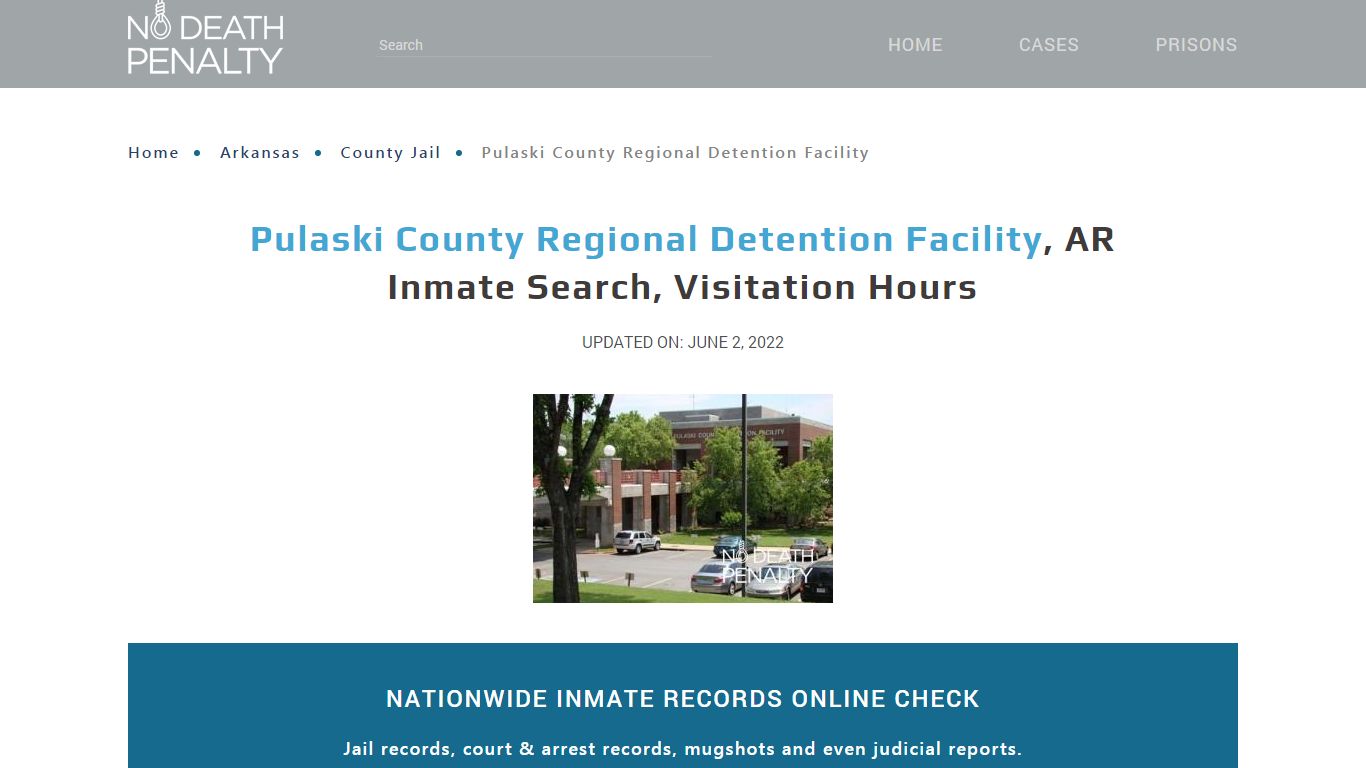 Pulaski County Regional Detention Facility, AR Inmate ...